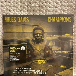Champions Vinyl Record - Black and Gold